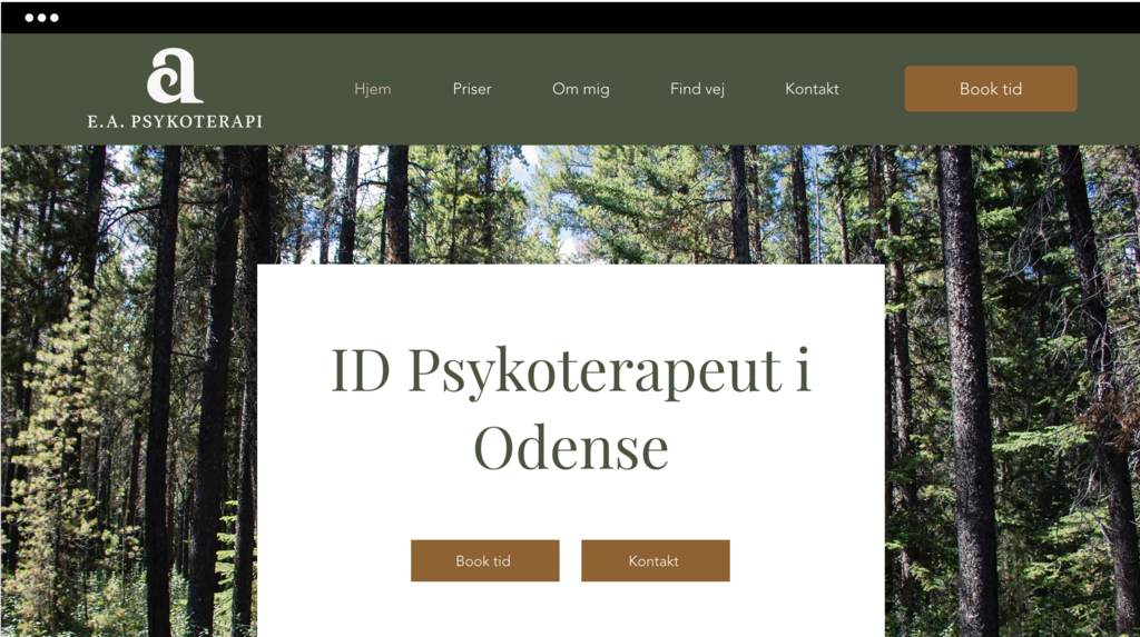 EA Psykoterapi, Ny professionel hjemmeside med lokal synlighed